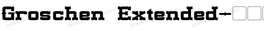 Groschen Extended字体转换